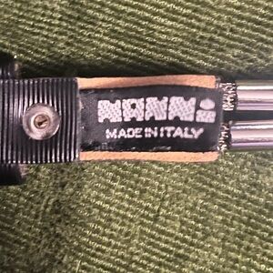 Manni Made in Italy 🇮🇹 Geomrteic Shaped Silver Colored Belt in Pristine Shape